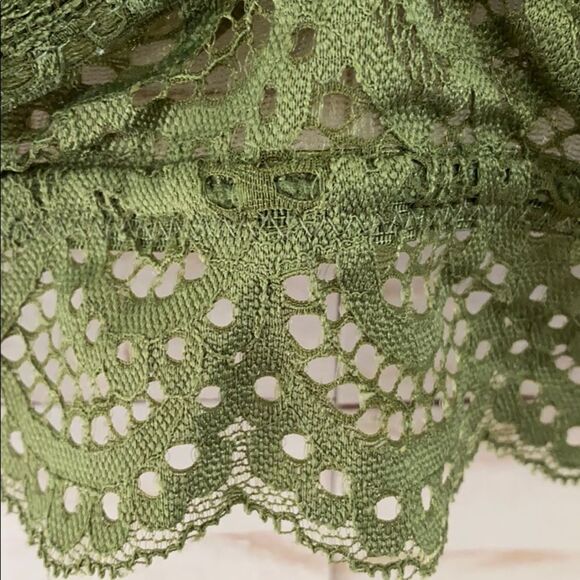 Rafaella Green Lace Bralette Adjustable Strap - Picture 6 of 13